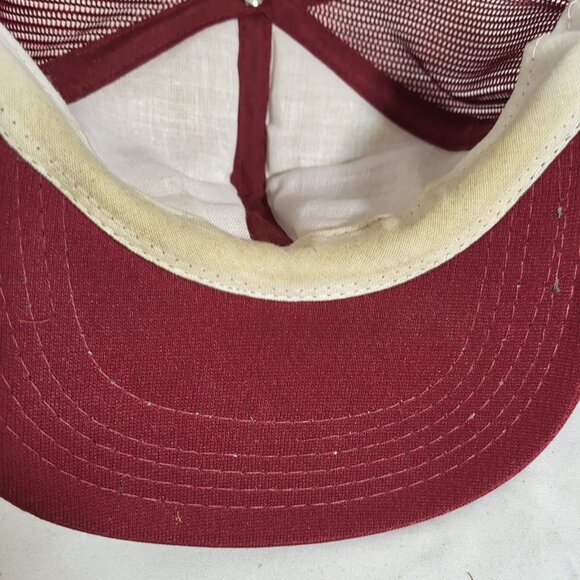 100 Mile House BC Fire Department Hat Snapback Vintage 70s 80s Cap Trucker - Picture 9 of 12